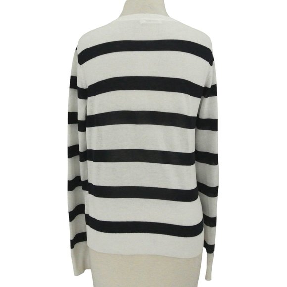 A.L.C. striped Robinson sweater cut out neck - Picture 4 of 6